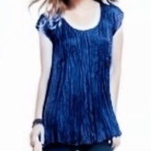 New Calypso St Barth Melrana Navy Blue Blouse XS